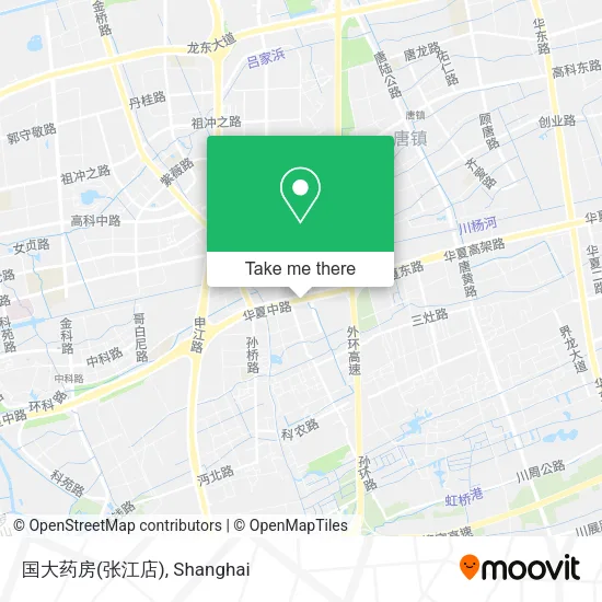 国大药房(张江店) map