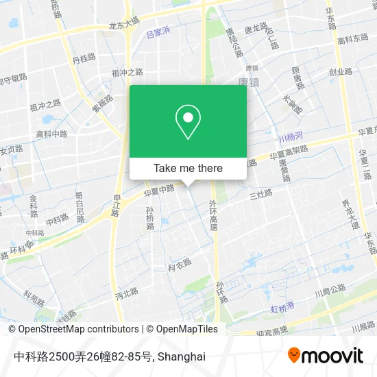 中科路2500弄26幢82-85号 map