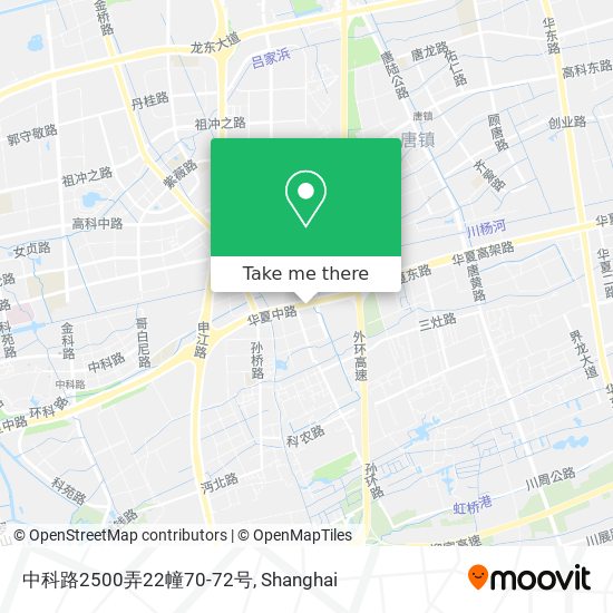 中科路2500弄22幢70-72号 map