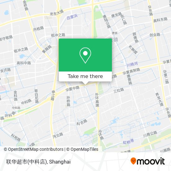 联华超市(中科店) map