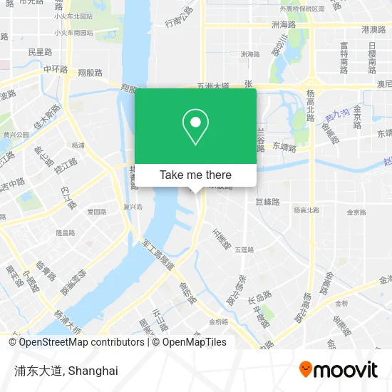 浦东大道 map