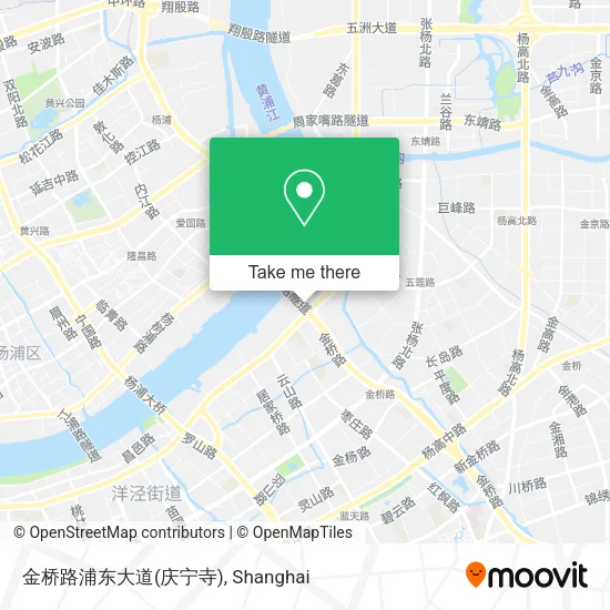 金桥路浦东大道(庆宁寺) map