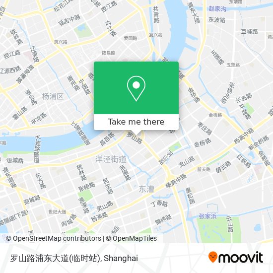 罗山路浦东大道(临时站) map