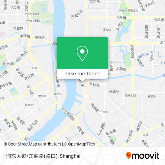 浦东大道/东波路(路口) map