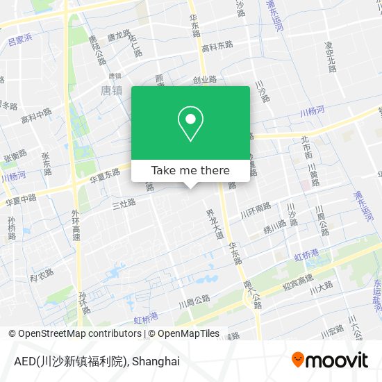 AED(川沙新镇福利院) map