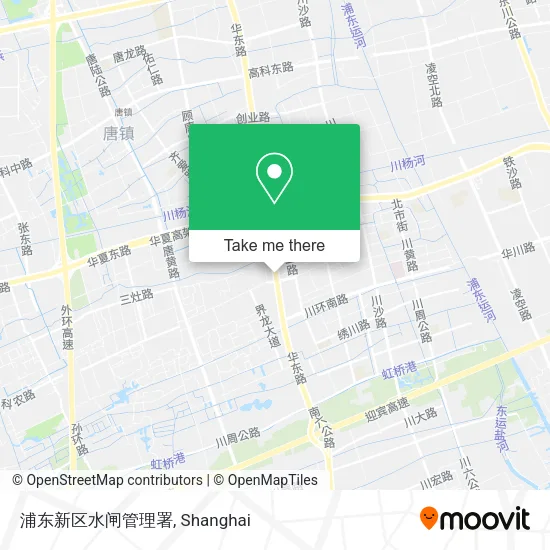 浦东新区水闸管理署 map