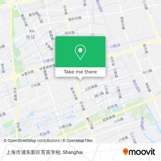 上海市浦东新区育英学校 map