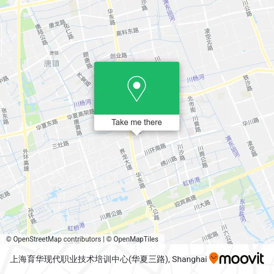 上海育华现代职业技术培训中心(华夏三路) map