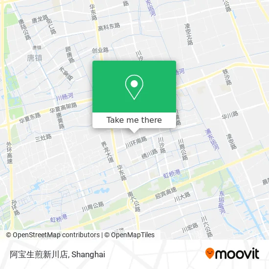 阿宝生煎新川店 map