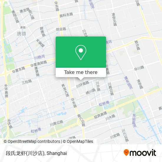 段氏龙虾(川沙店) map