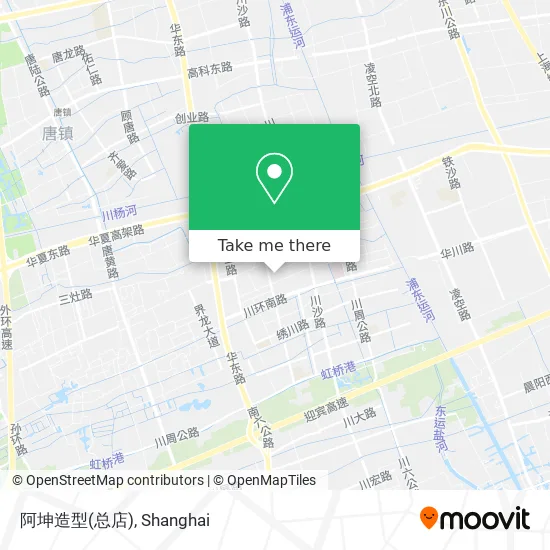 阿坤造型(总店) map