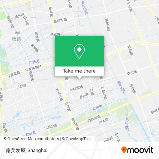 露美发屋 map