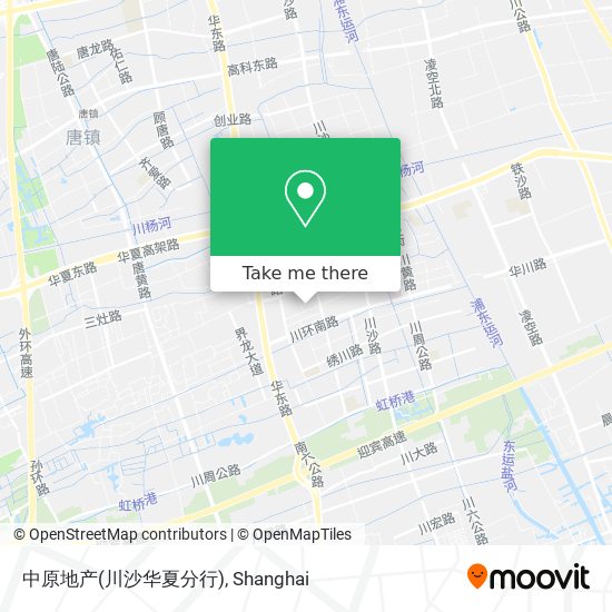 中原地产(川沙华夏分行) map
