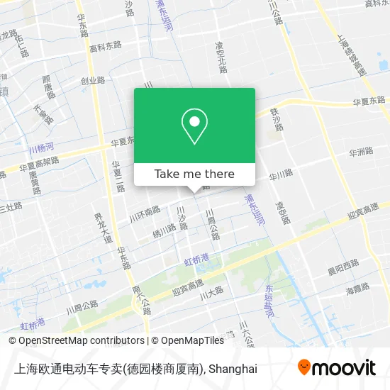 上海欧通电动车专卖(德园楼商厦南) map