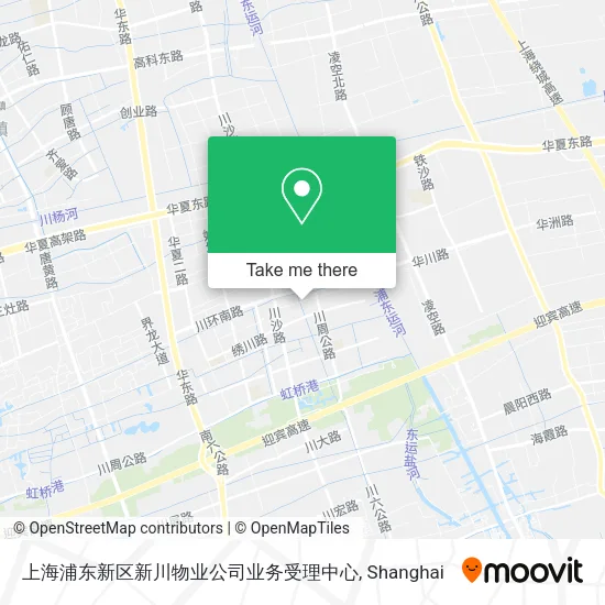 上海浦东新区新川物业公司业务受理中心 map