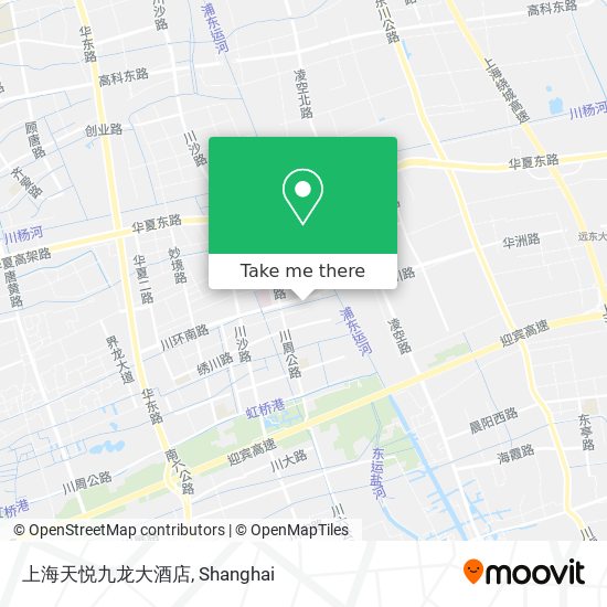 上海天悦九龙大酒店 map