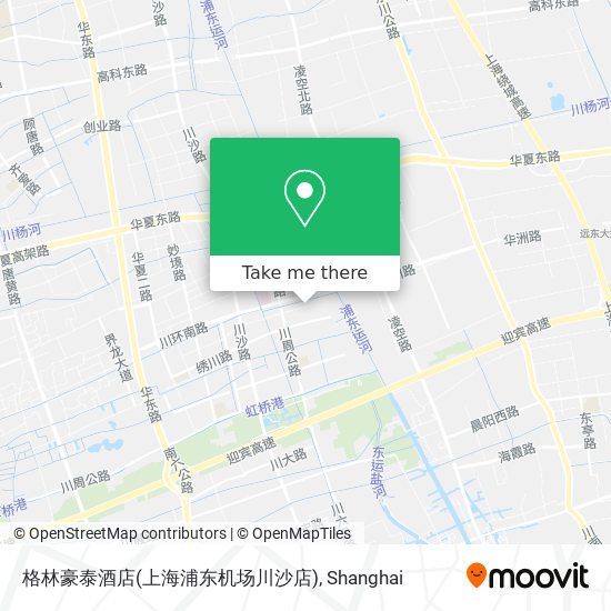 格林豪泰酒店(上海浦东机场川沙店) map