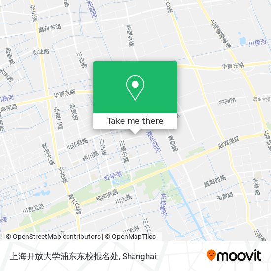 上海开放大学浦东东校报名处 map