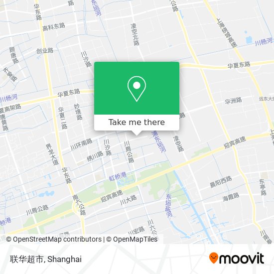 联华超市 map
