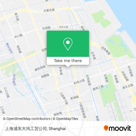 上海浦东大沟工贸公司 map
