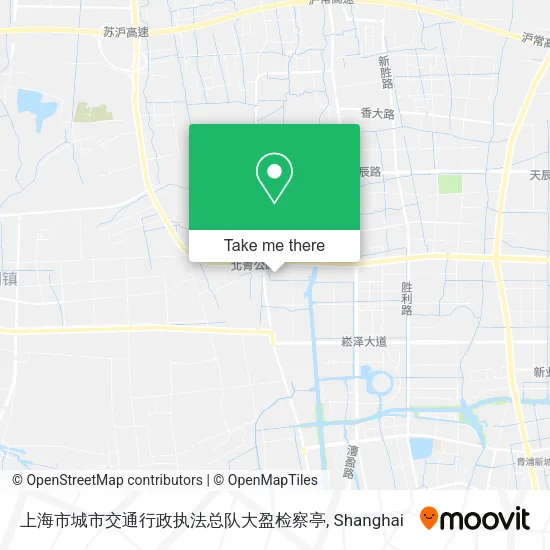 上海市城市交通行政执法总队大盈检察亭 map