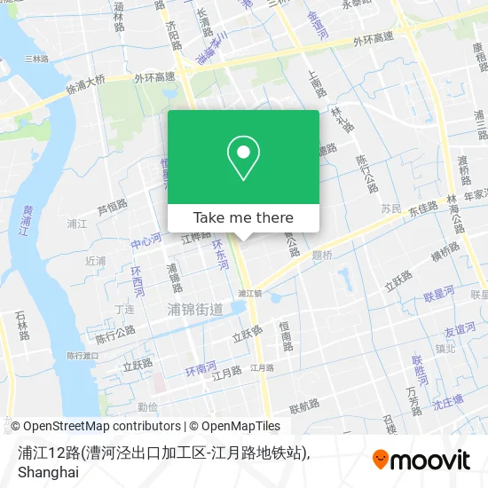 浦江12路(漕河泾出口加工区-江月路地铁站) map