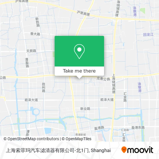 上海索菲玛汽车滤清器有限公司-北1门 map