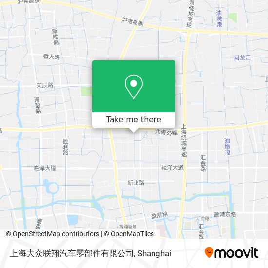 上海大众联翔汽车零部件有限公司 map