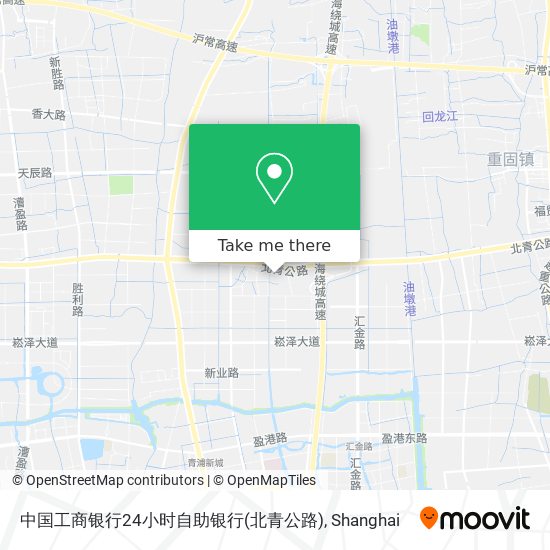 中国工商银行24小时自助银行(北青公路) map