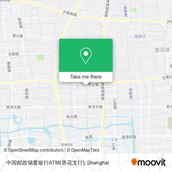中国邮政储蓄银行ATM(香花支行) map