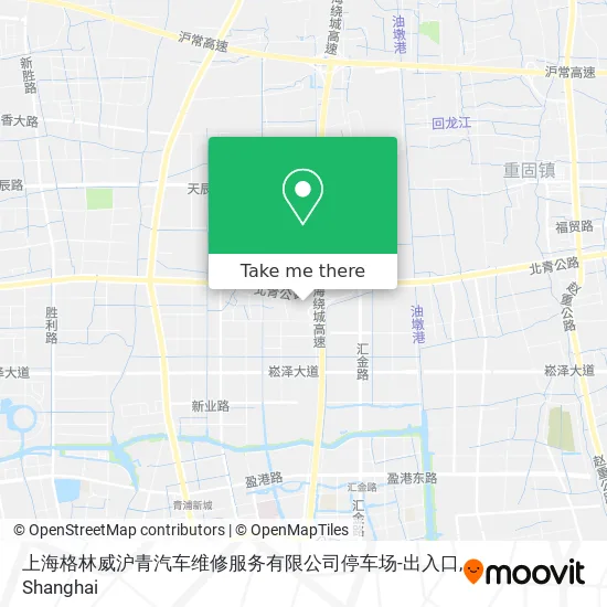 上海格林威沪青汽车维修服务有限公司停车场-出入口 map