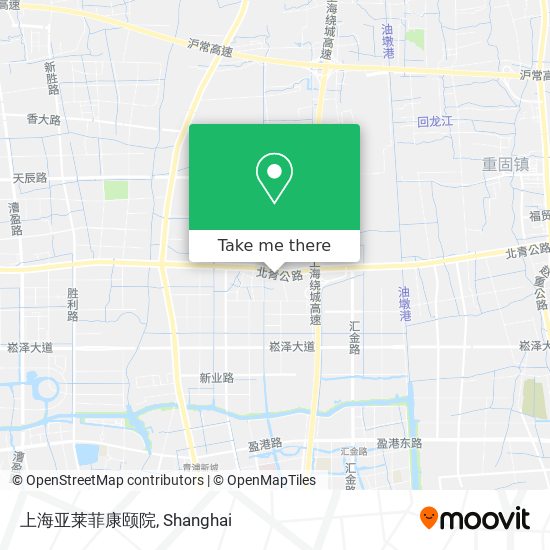 上海亚莱菲康颐院 map