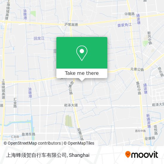 上海蜂须贺自行车有限公司 map