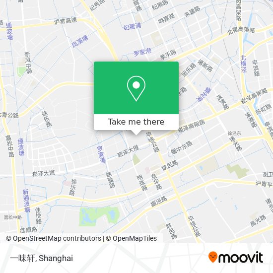 一味轩 map