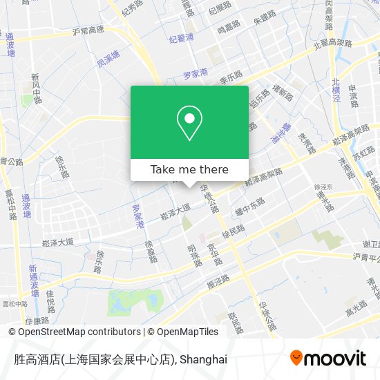 胜高酒店(上海国家会展中心店) map