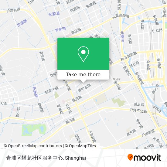 青浦区蟠龙社区服务中心 map
