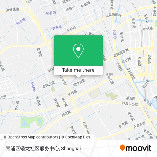 青浦区蟠龙社区服务中心 map