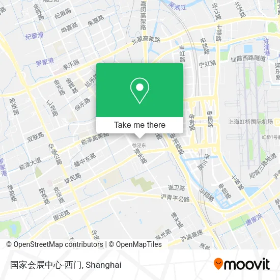 国家会展中心-西门 map