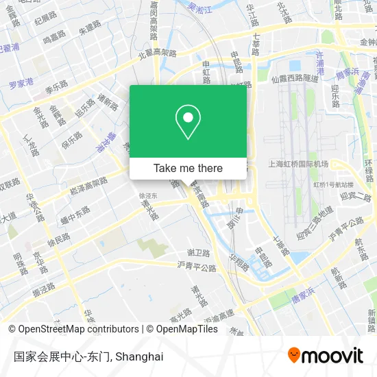 国家会展中心-东门 map