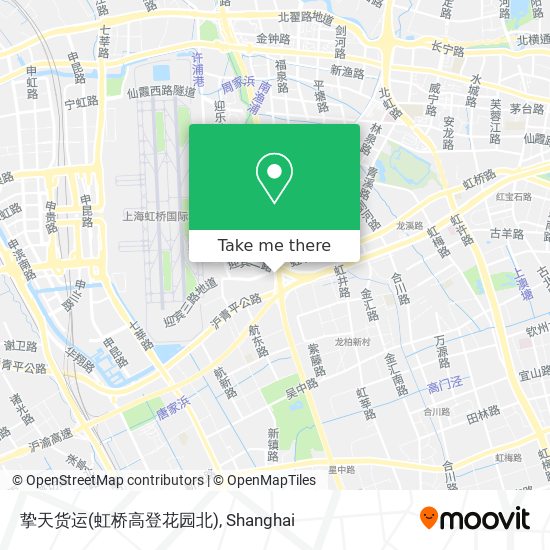挚天货运(虹桥高登花园北) map