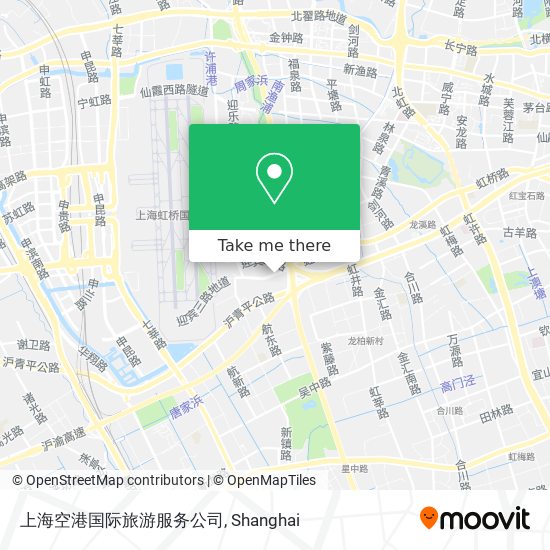 上海空港国际旅游服务公司 map