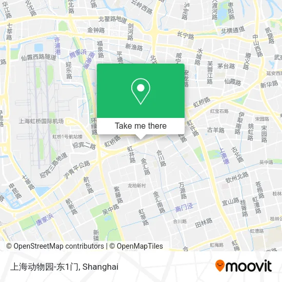 上海动物园-东1门 map