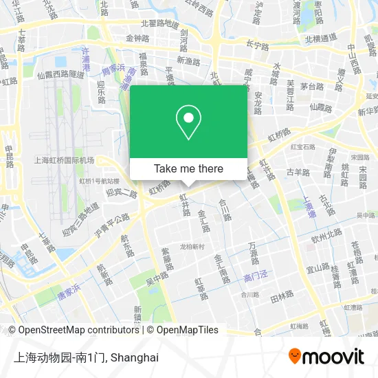 上海动物园-南1门 map
