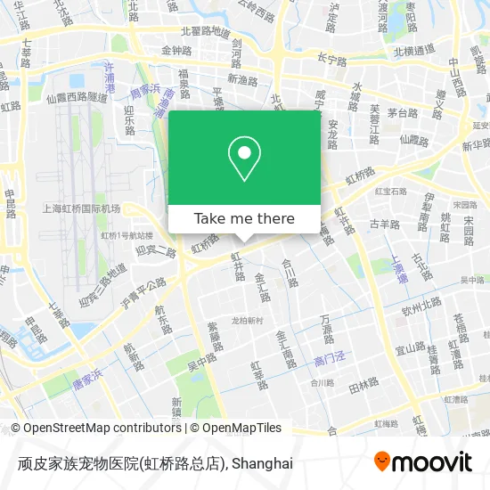 顽皮家族宠物医院(虹桥路总店) map