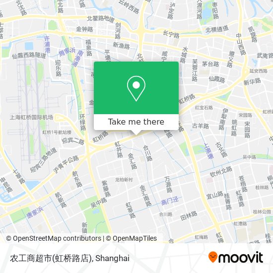 农工商超市(虹桥路店) map