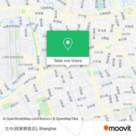 古今(程家桥路店) map