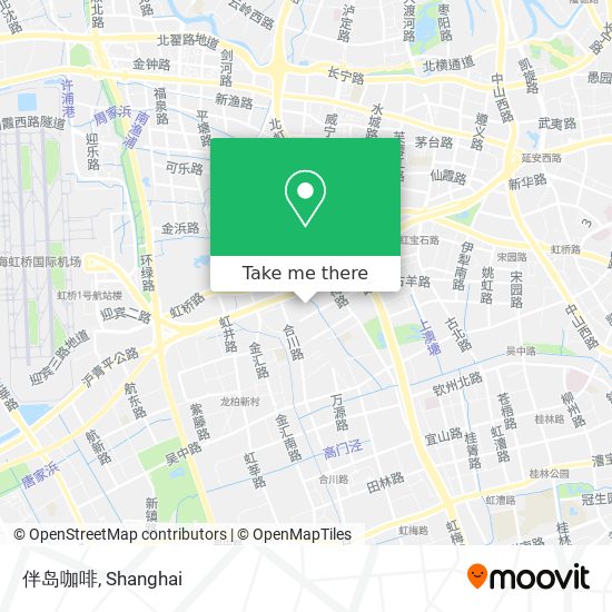 伴岛咖啡 map