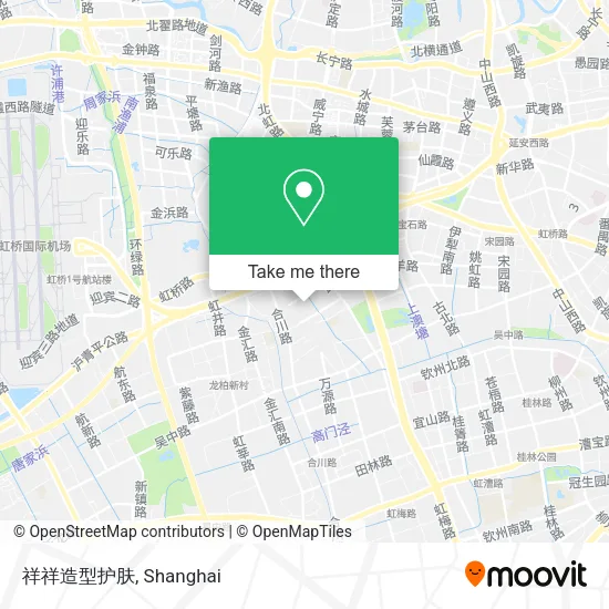 祥祥造型护肤 map