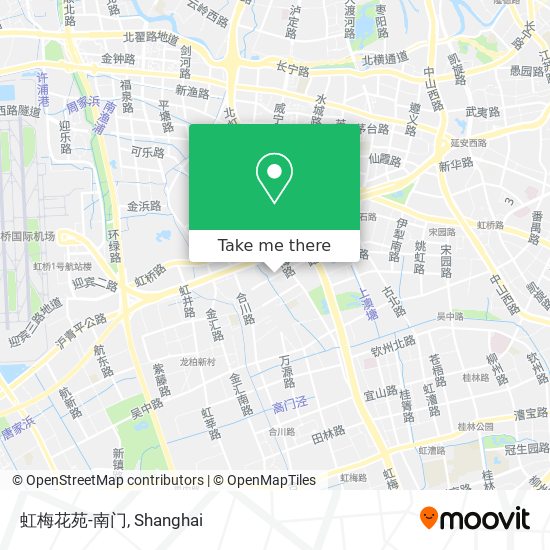 虹梅花苑-南门 map