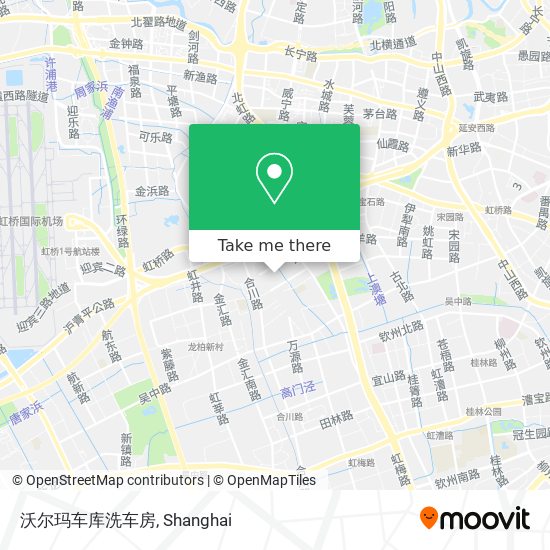 沃尔玛车库洗车房 map